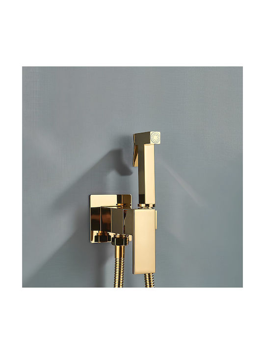 Wand Bidetarmaturen Gold