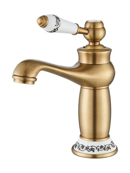Mischung Waschbeckenarmatur Retro Bronze