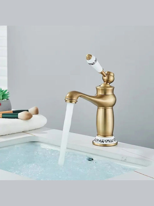 Mischung Waschbeckenarmatur Retro Bronze