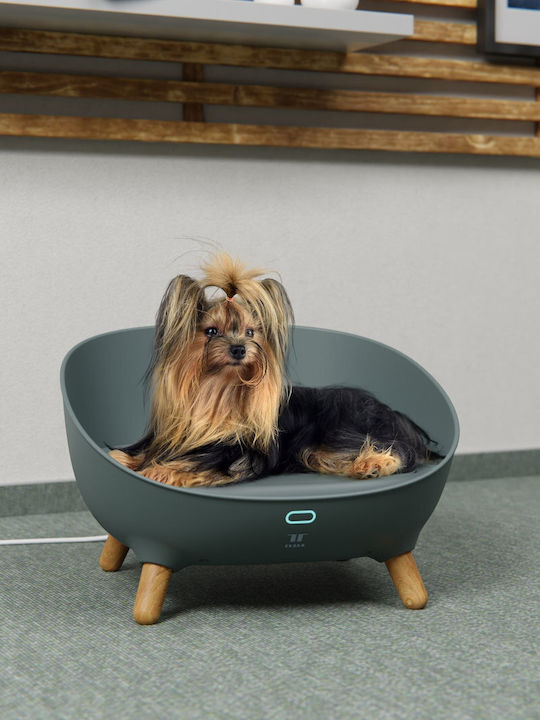Tesla Диван Легло За Кучета Ортопедично Сиво 43.4x43.1см