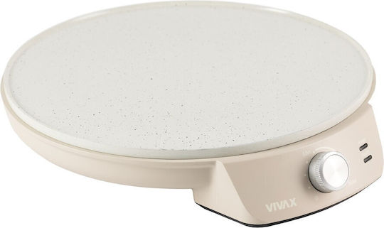 Aparat de Făcut Clătite Vivax Pm-1200s Placă 30 Cm 1200 W Putere Bej Lunar Multicolor