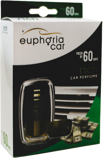 Euphoria Car Окачен Течен Ароматизатор За Кола Канела Ванилия Черен 7мл