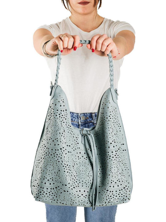 Women's Light Blue Shoulder Bag