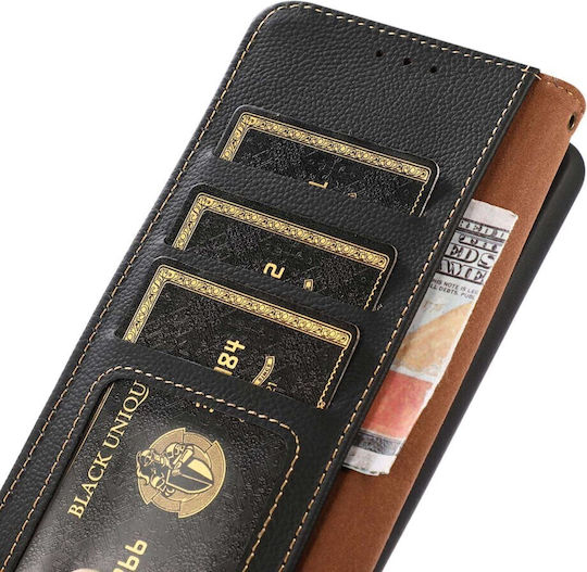 Khazneh Wallet Δερμάτινο Μαύρο (Xiaomi 17)