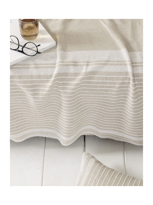 Nima Ριχτάρι Τριθέσιου Καναπέ Chenille 180x300εκ. Μπεζ
