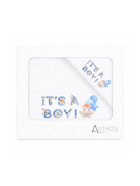 Astron Italy Комплект Бебешки Кърпи 2бр It's A Boy It's A Boy Тегло 500гр/м²