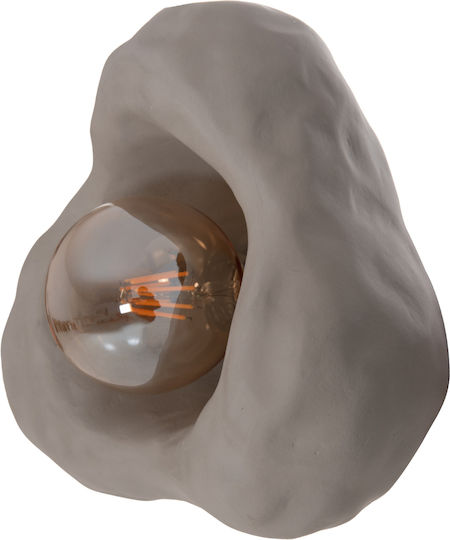 HomeMarkt Luxon Wall Lamp with E27 Socket Grey 28x15cm