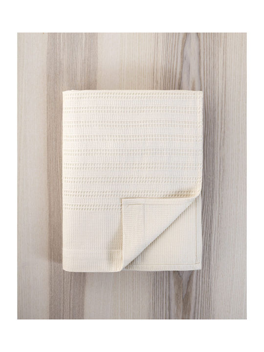 Nima Κουβέρτα Πικέ Υπέρδιπλη 220x240εκ. Dune Sand Beige