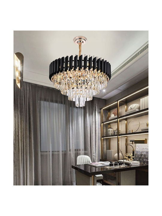 Lampa Pendant Ceiling Light Gold for 4 E14 Bulbs