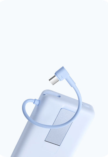 Xiaomi Магнитна Външна Батерия с Вграден Стойка MagSafe 10000mAh 33W с USB-C Порт Син