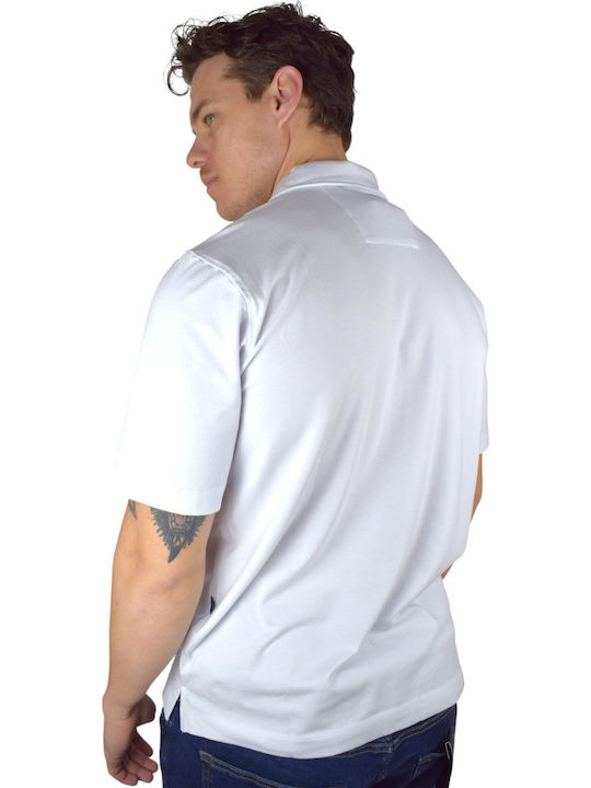 Polo Herrenbluse Weiß