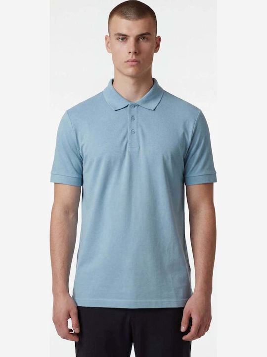 Polo Kurzarm Bluse Blau