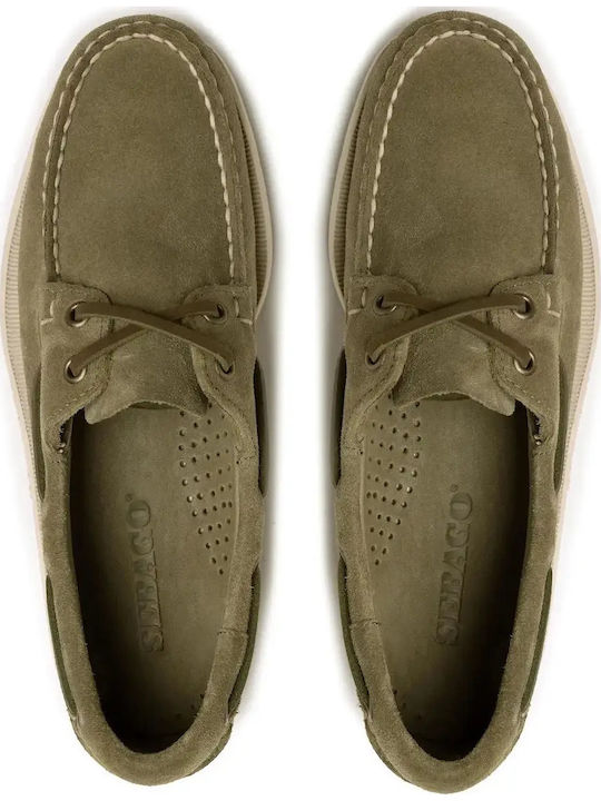 Navigator Ανδρικά Boat Shoes σε Πράσινο Χρώμα