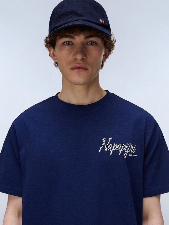 T-shirt Navy Μπλε