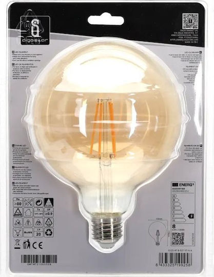 Best Service Λάμπα LED 8W για Ντουί E27 και Σχήμα G125 700lm