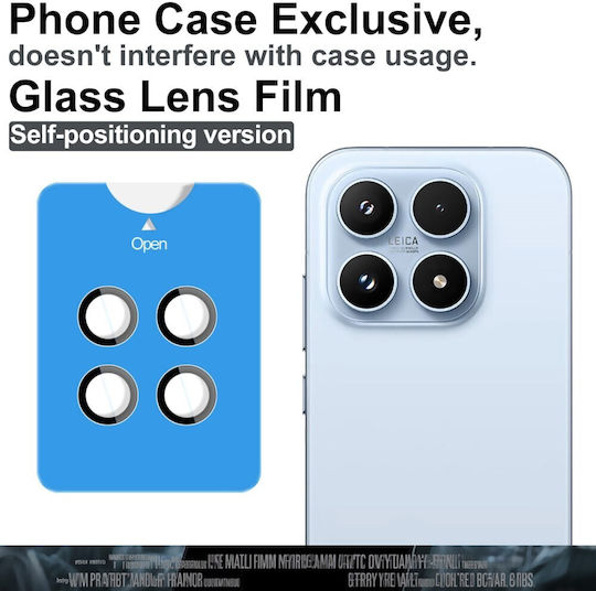 Imak Προστασία Κάμερας Tempered Glass Μαύρο για το Xiaomi 17 5g
