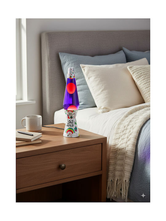 I-Total Unicorn Lustră Decorativă Lampă de lavă Multicolor