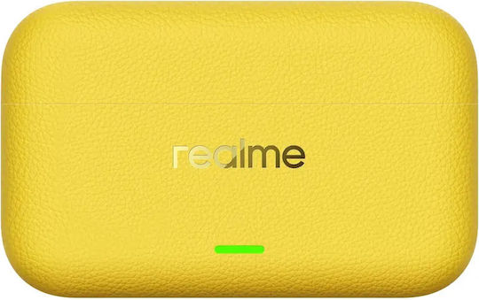 Realme Buds T500 Pro Bluetooth Handsfree Earphones with Sweat Resistance and Charging Case Yellow
