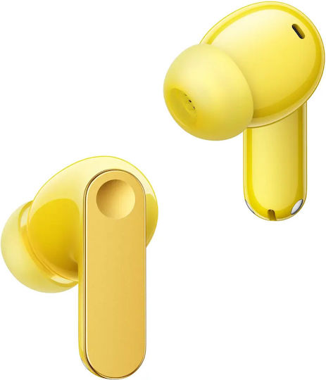 Realme Buds T500 Pro Bluetooth Handsfree Earphones with Sweat Resistance and Charging Case Yellow