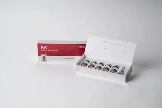 Dermaline D'lexo Pdx5 Skin Booster Total Solution Tratament Intensiv Rejuvenant 5× 5 Ml