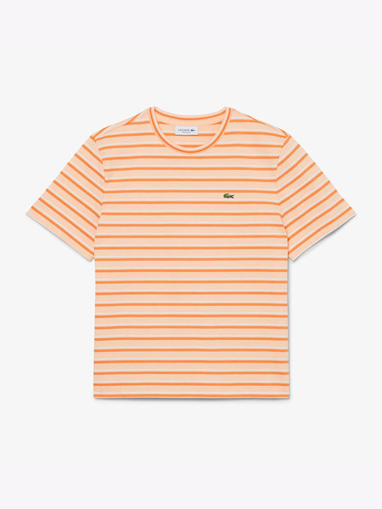 Γυναικείο T-shirt Ριγέ Coral