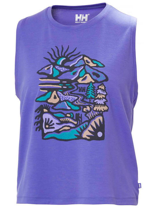 Women's Sleeveless Top Purple