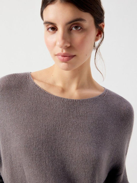 Women's Cotton Brown Sweater