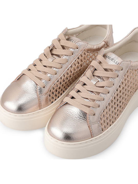 Women's Sneakers Platinum 461P-901-18-P110CB-Gold