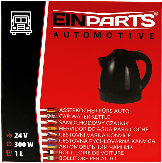 Einparts Elektrischer Wasserkocher 24V 1L Wasserstandsanzeige Auto Camper