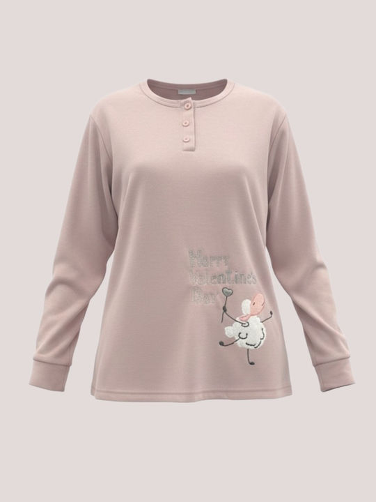 DAY Summer Women's Pajama Set Cotton Pink