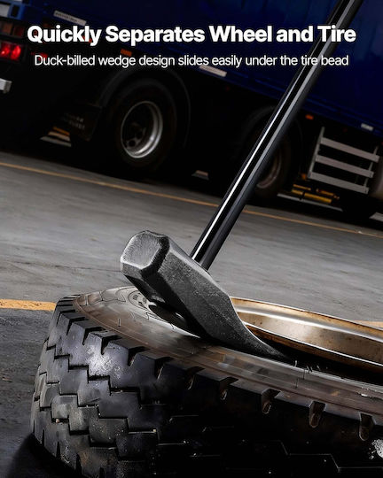 Bead Separator Wedge Tire Rim Vevor Handle 810 Mm Tire Hammer Duckbill Heavy Duty Bead Separation Tool & Iron Duckbill Cast Iron Head Motorcycles Cars Buses Trucks ATV UTV Tractors