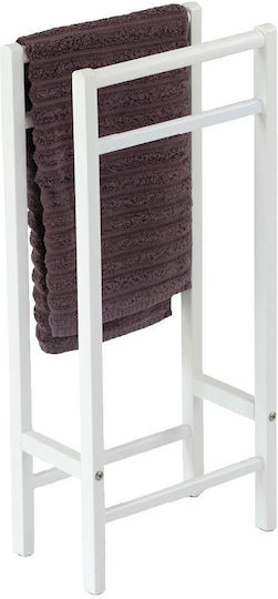 Arredamenti Italia Salvi Raft de Haine de Baie Dublu 34x19cm Alb