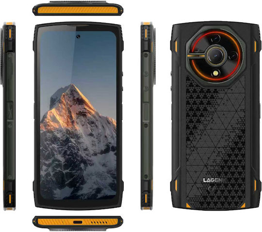 Egoboo Panther 2 Dual SIM (4/128GB) Ανθεκτικό Smartphone Μαύρο
