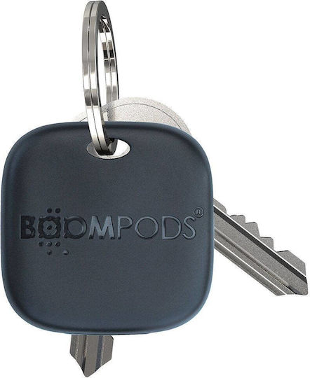 Boompods BoomTag Rechargeable Apple Find My & Google Find Hub Γκρι Επαναφορτιζόμενο