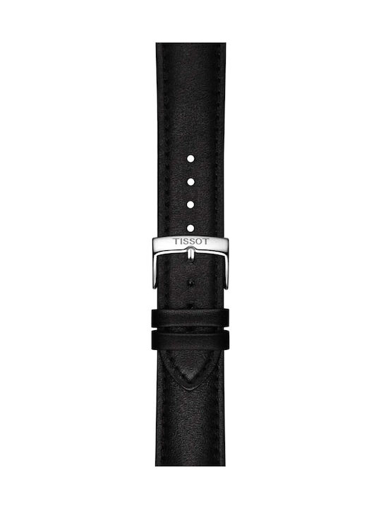 Tissot T-classic Classic Dream Powermatic 80 Men's Watch 40mm Automatic with Black Leather Strap