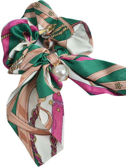 Scrunchie Satin Equestrian Model Perla