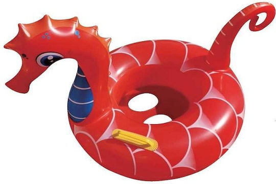 Kids Inflatable Ride On for Sea with Handles Red