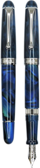 Aurora Green Fountain Pen With Green Ink