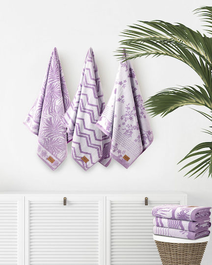 Nima Bath Towel 70x140cm Purple Weight 480gsm
