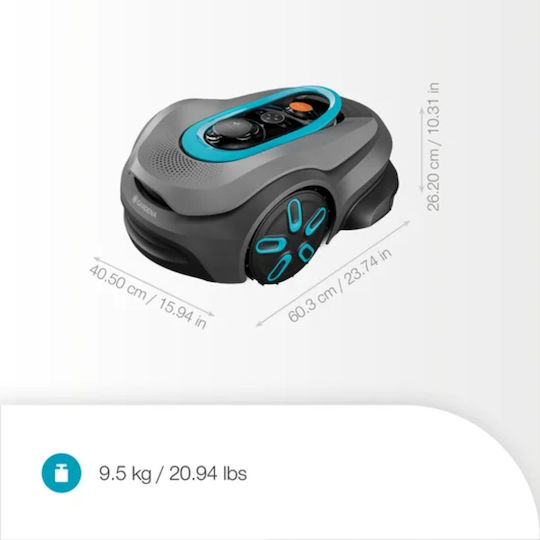 Gardena smart SILENO sense 600 m² Ρομποτική Μηχανή Γκαζόν