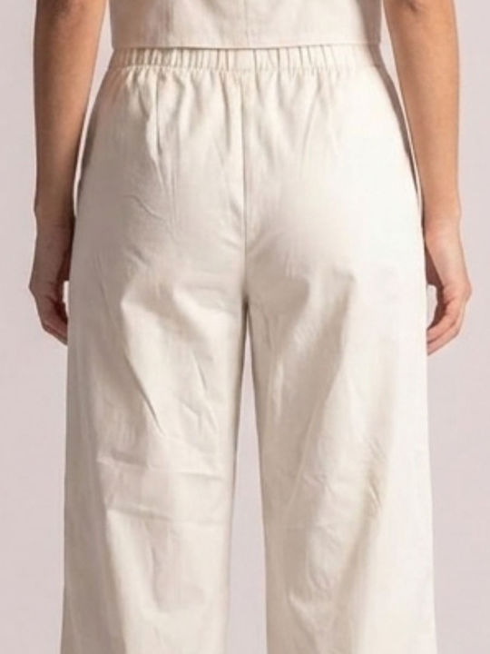 Women's Cotton Pantaloons Ecru