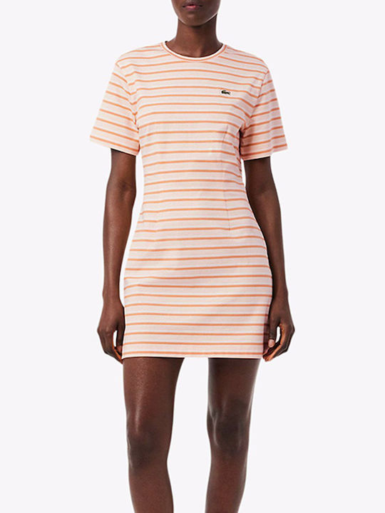 Summer T-Shirt Dress Light Coral