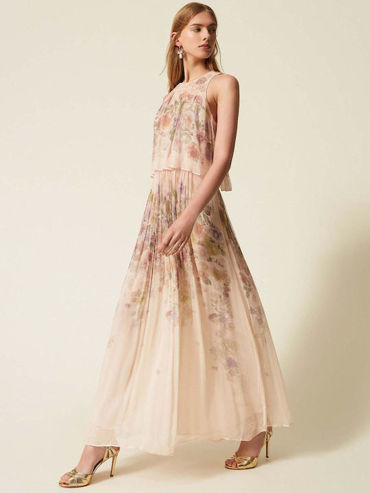 Maxi Damenkleid Für Hochzeit - Taufe Rosa