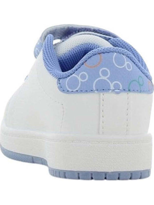 Sneaker Παιδικά Sneakers Ανατομικά με Σκρατς Λευκά