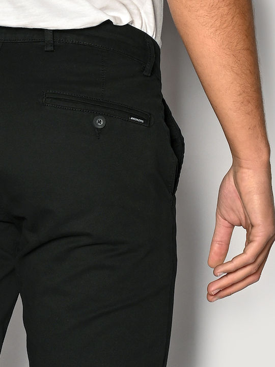 Παντελόνι Chino Ελαστικό σε Slim Εφαρμογή Μαύρο