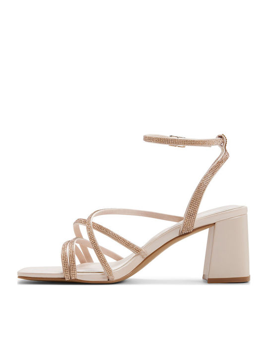 Damen Sandalen mit Strass Weiße