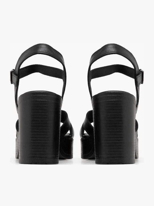 Leather Black Sandals