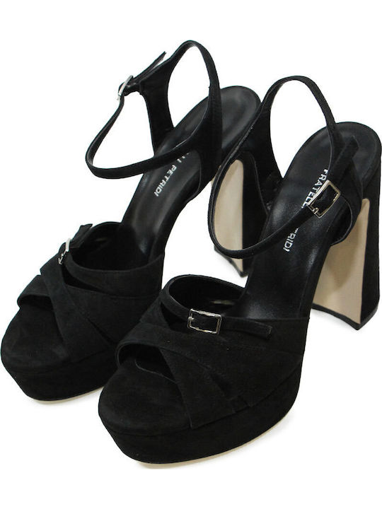 Leather Black Sandals