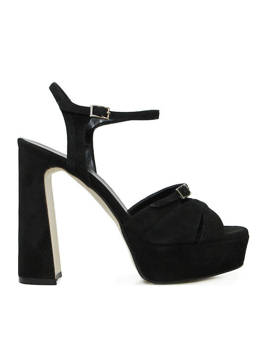 Leather Black Sandals