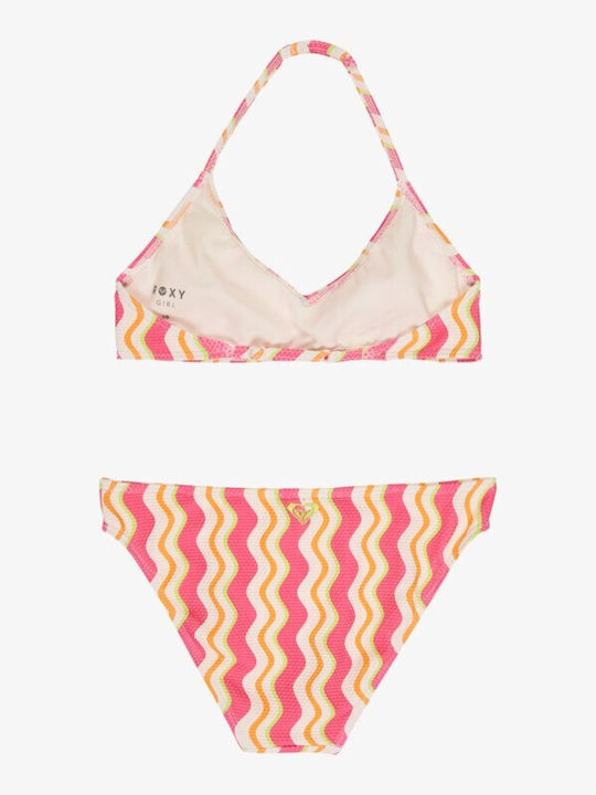 Roxy Bold Waves Παιδικό Μαγιό Μπικίνι Papaya Bold Waves Roxy Bold Waves Παιδικό Μαγιό Μπικίνι Papaya Bold Waves